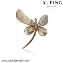 00091 Xuping modern popular animal dragonfly brooch pin fashionable jewelry Crystals from Swarovski